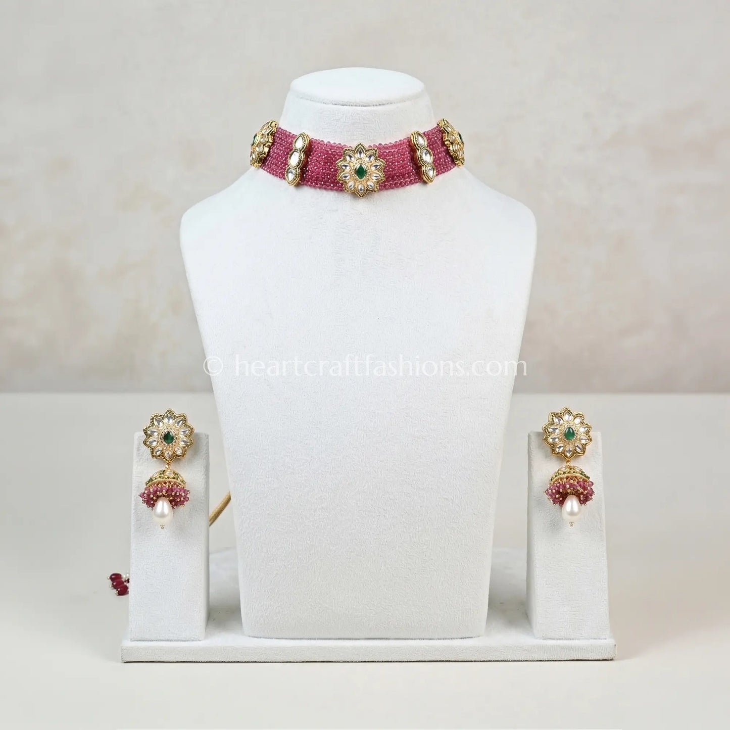Bandhai AC Kundan Choker Set