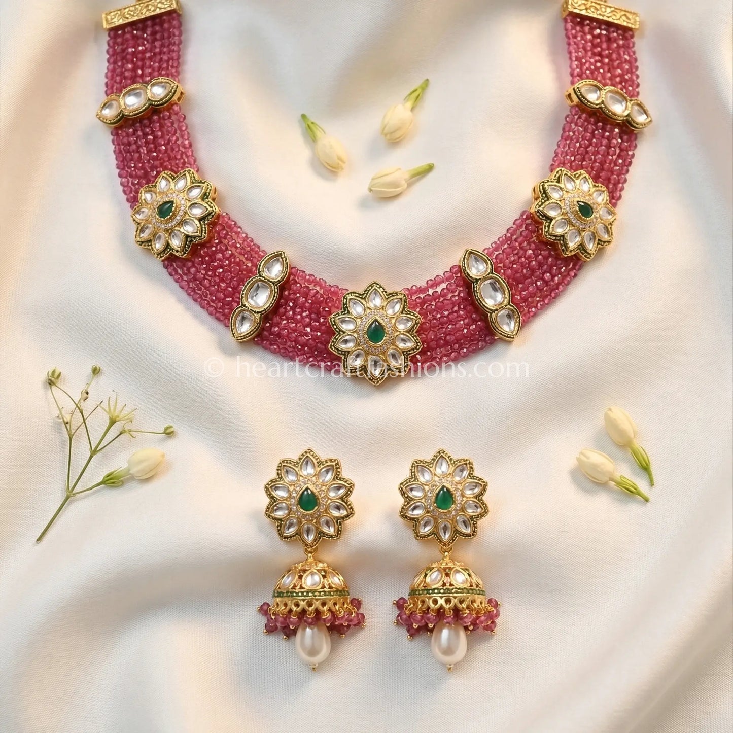 Bandhai AC Kundan Choker Set