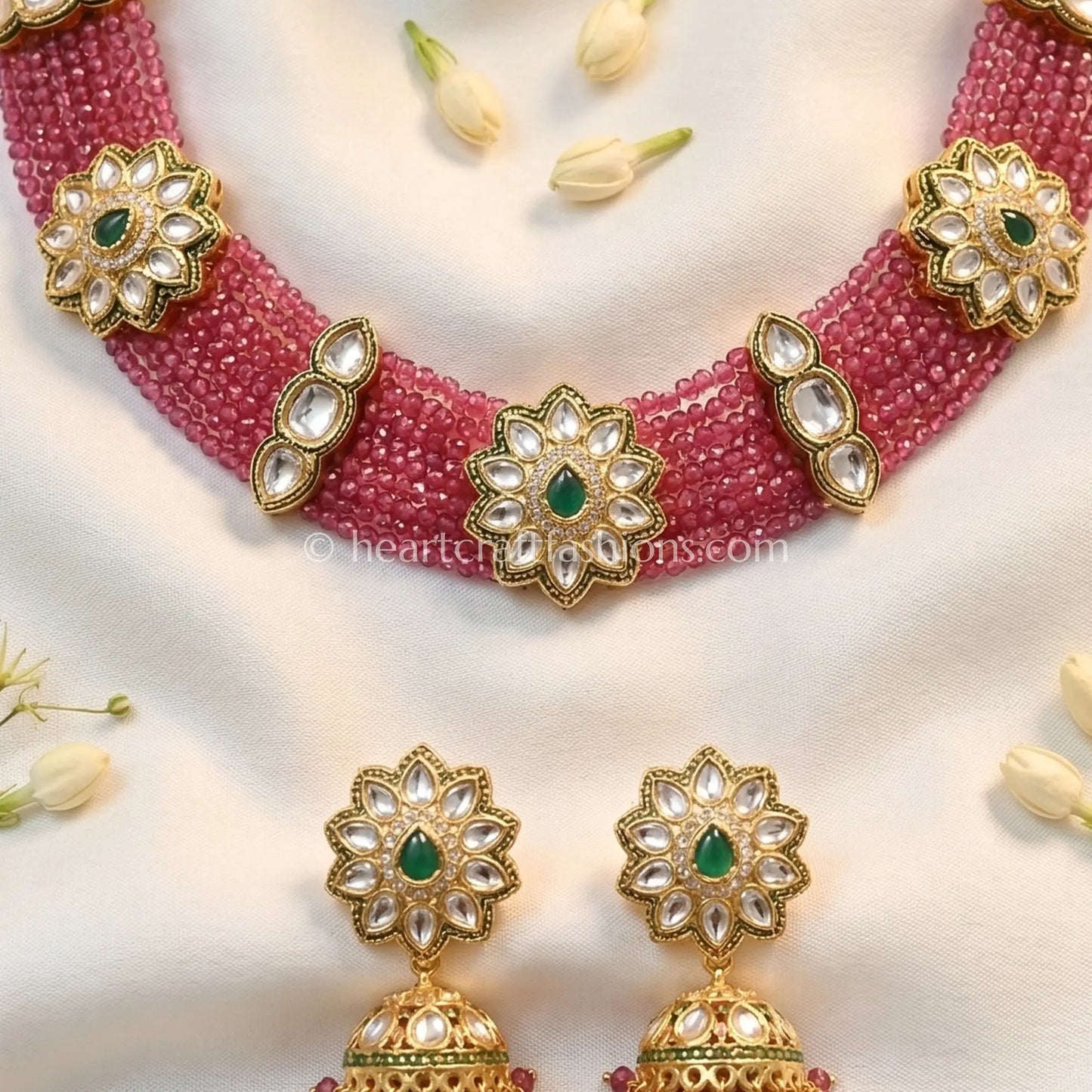 Bandhai AC Kundan Choker Set