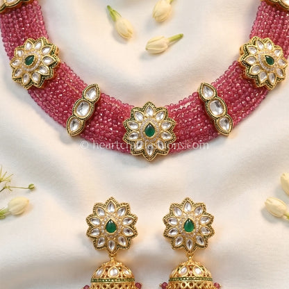 Bandhai AC Kundan Choker Set