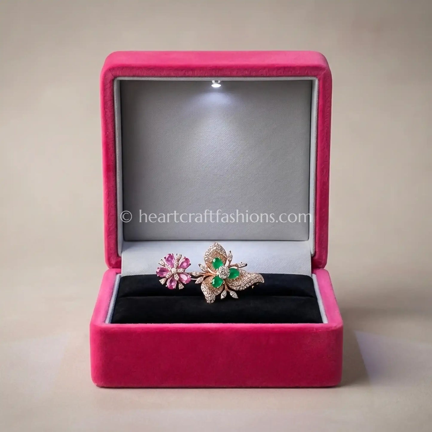 Blossom Garden Dual Statement Ring