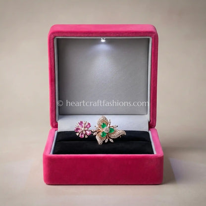 Blossom Garden Dual Statement Ring