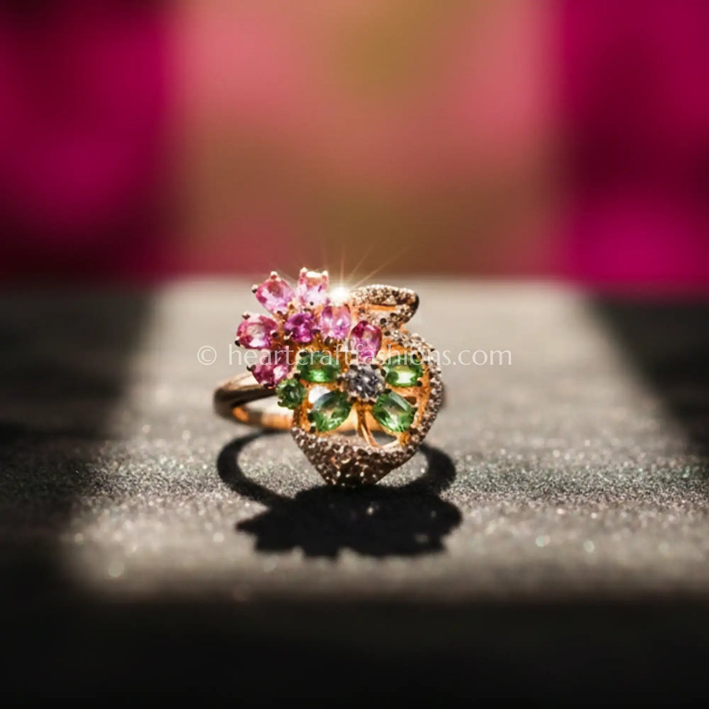 Blossom Garden Dual Statement Ring