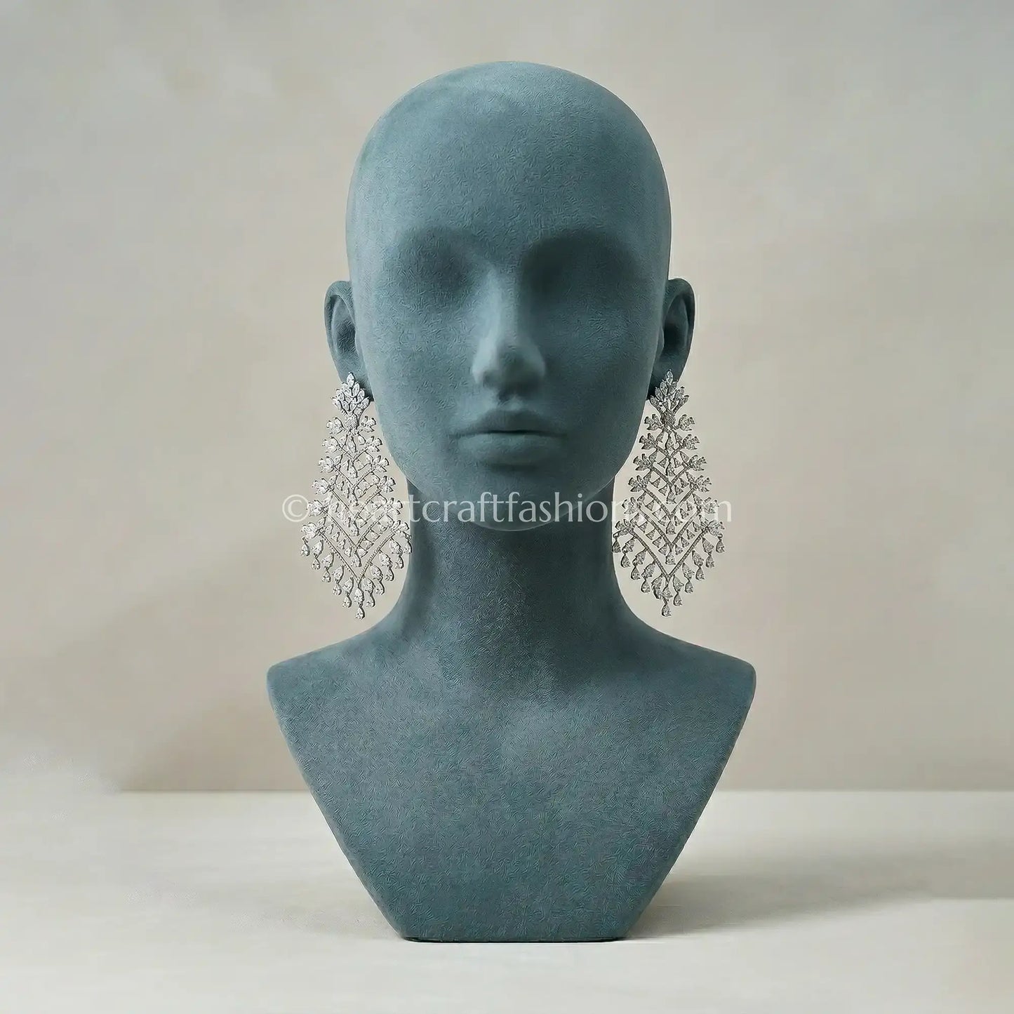 Cascading Crystal Vine Earrings