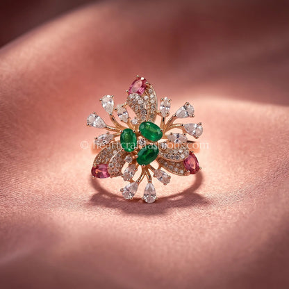 Celeste Bloom Statement Ring
