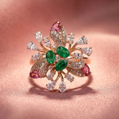 Celeste Bloom Statement Ring