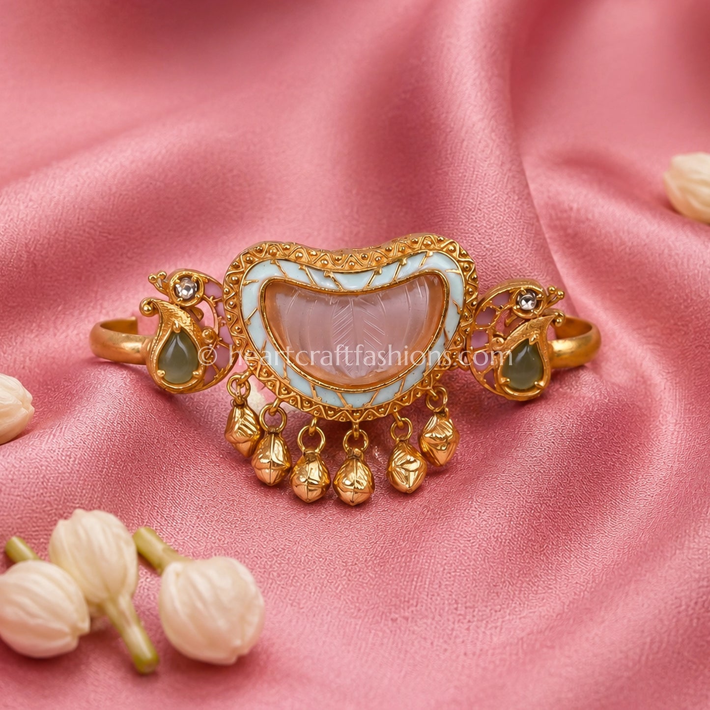 Chandrika Rose Quartz Amrapali Ring
