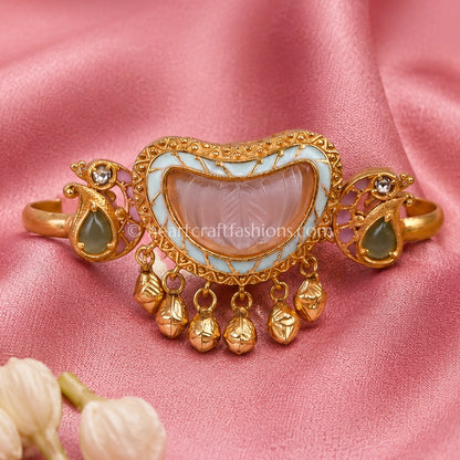 Chandrika Rose Quartz Amrapali Ring