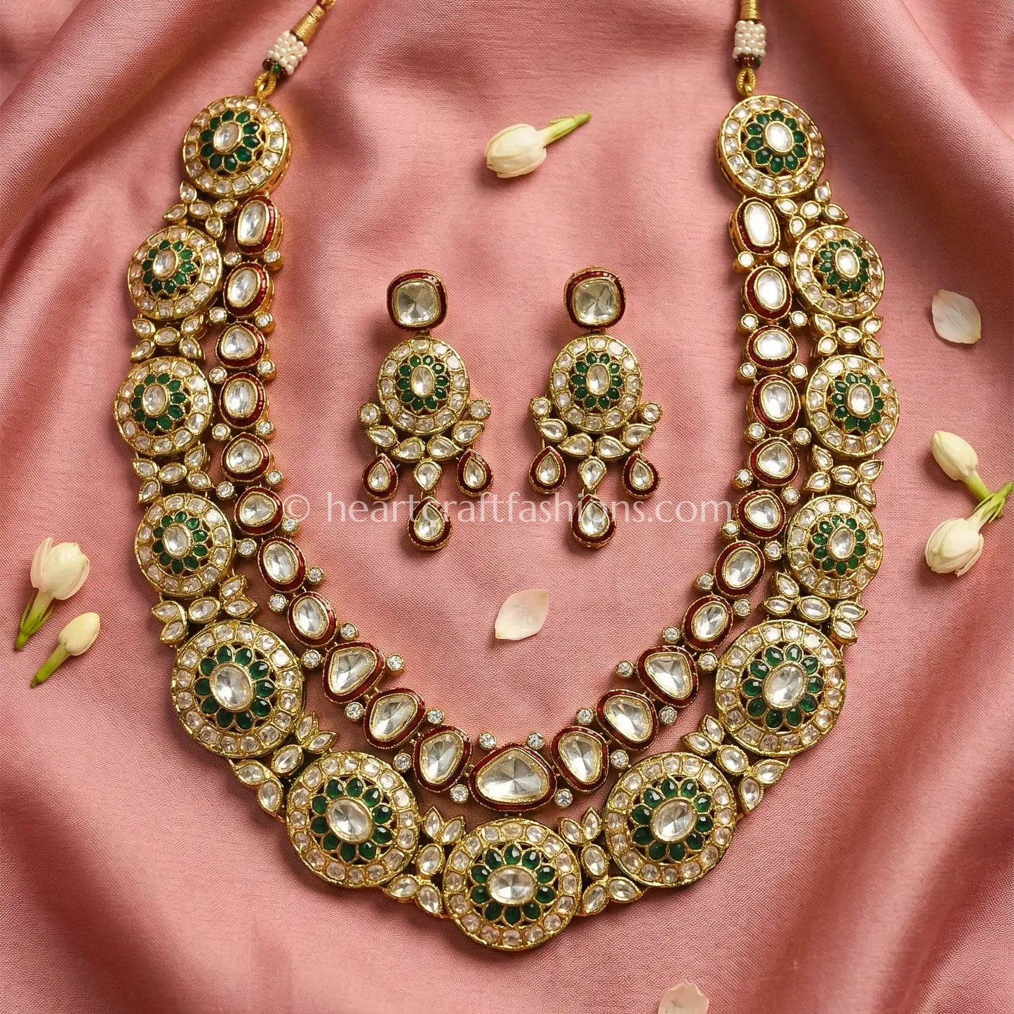 Classic Polki Kundan Necklace Set