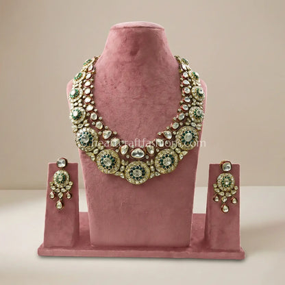 Classic Polki Kundan Necklace Set