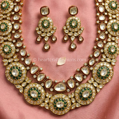 Classic Polki Kundan Necklace Set