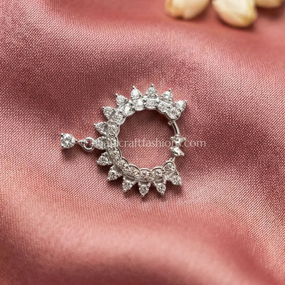 Crystal Halo Silver Nath