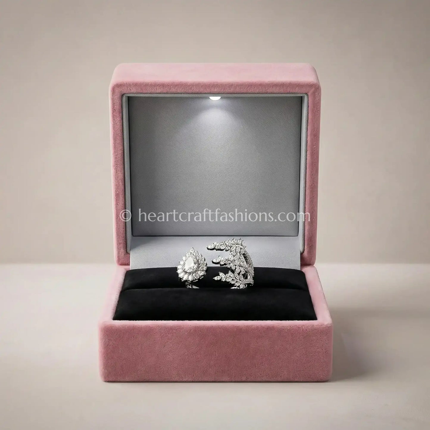 Dewdrop Wrap Statement Ring