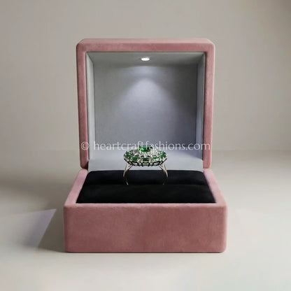 Emerald Bloom Ring