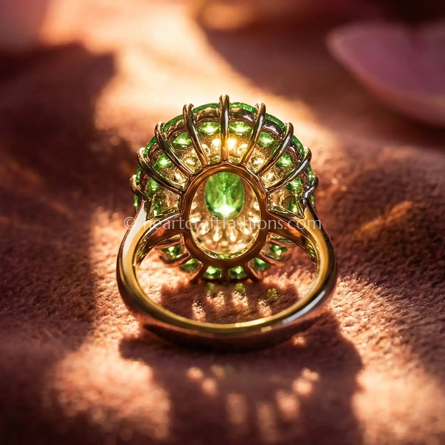 Emerald Bloom Ring