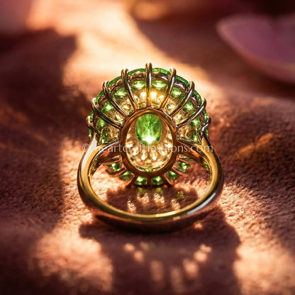 Emerald Bloom Ring