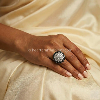 Emerald Bloom Ring