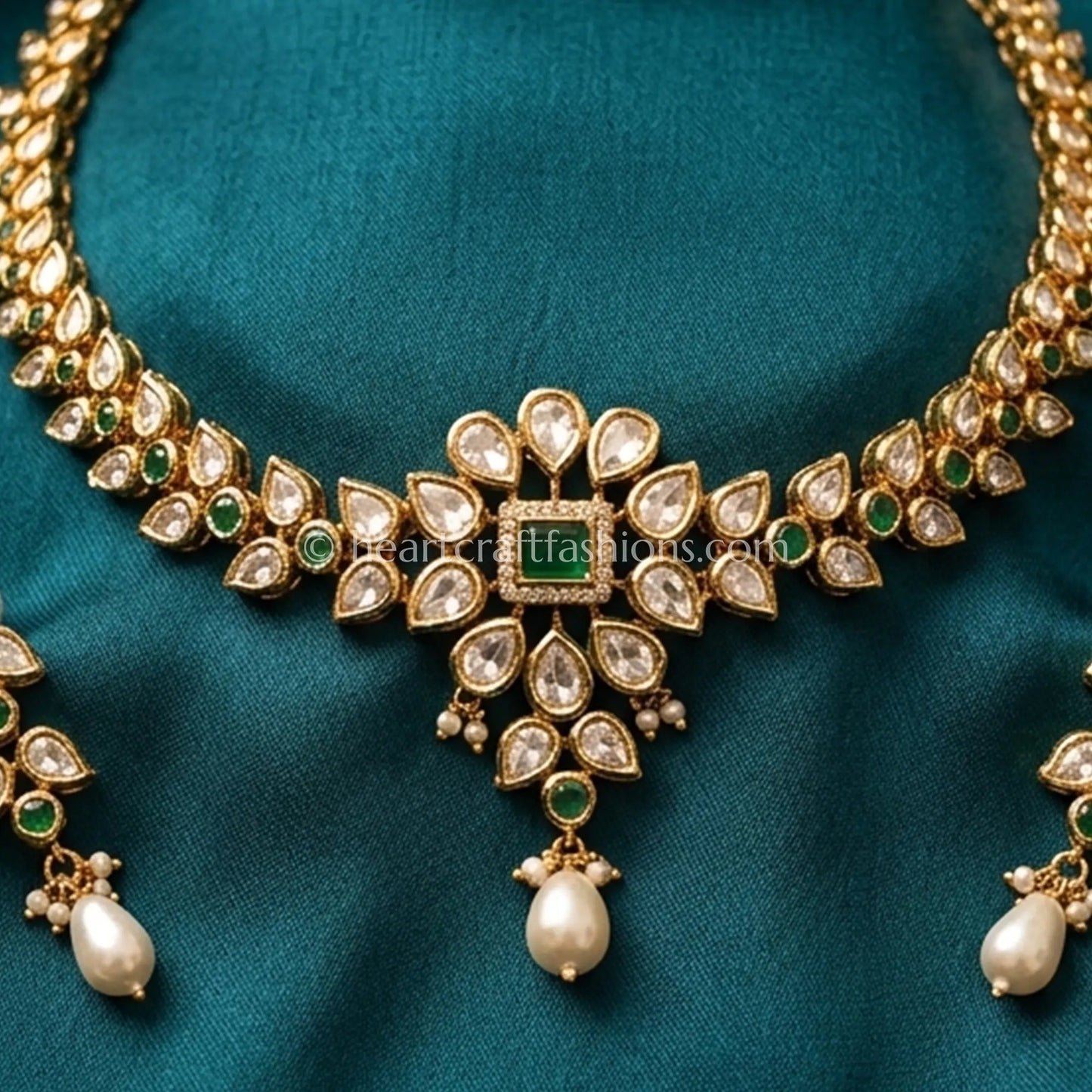 Emerald Radiance AC Kundan Choker Set