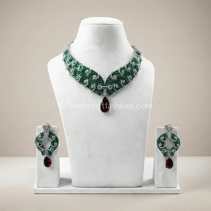Emerald Ruby Regal Drop Set