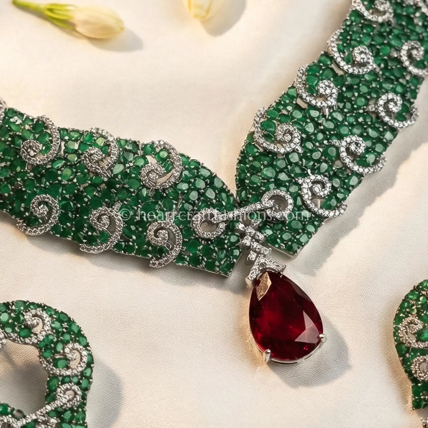 Emerald Ruby Regal Drop Set