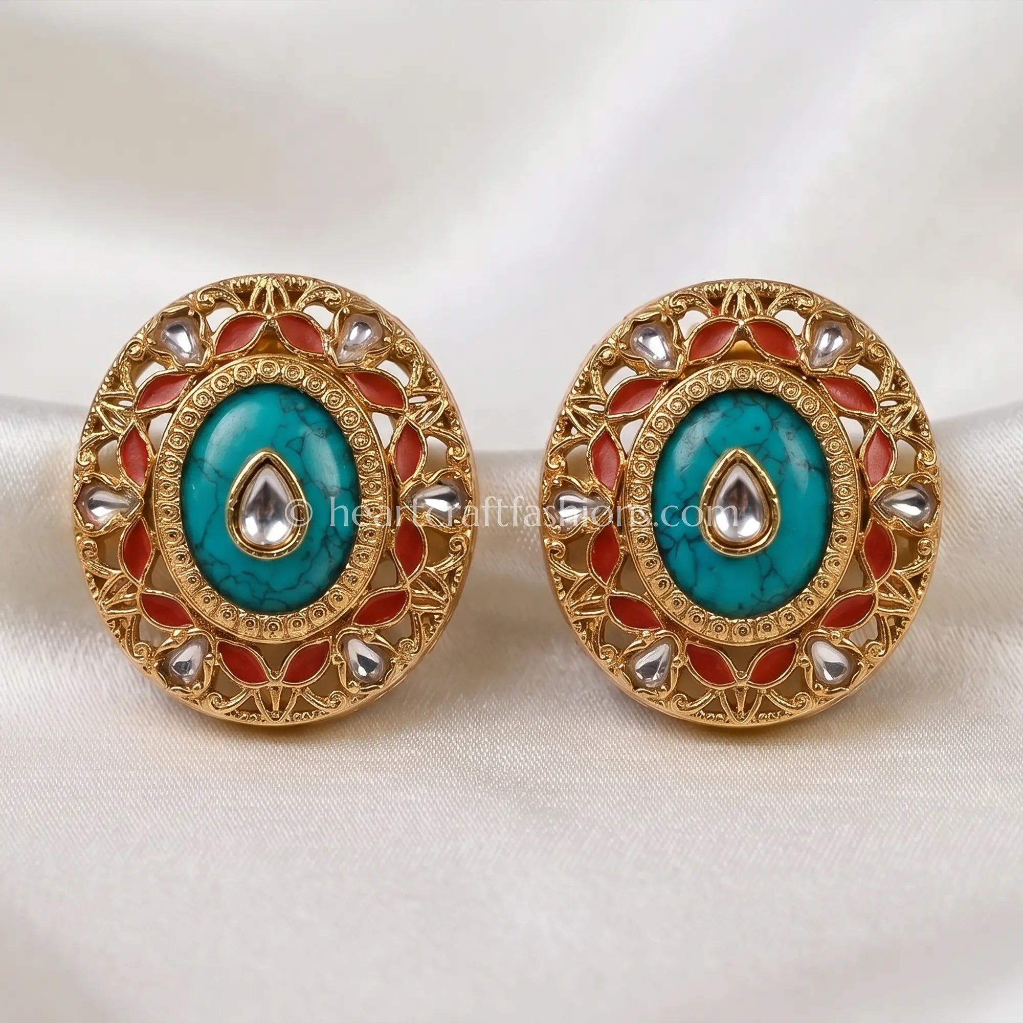 Firoza Amrapali Studs