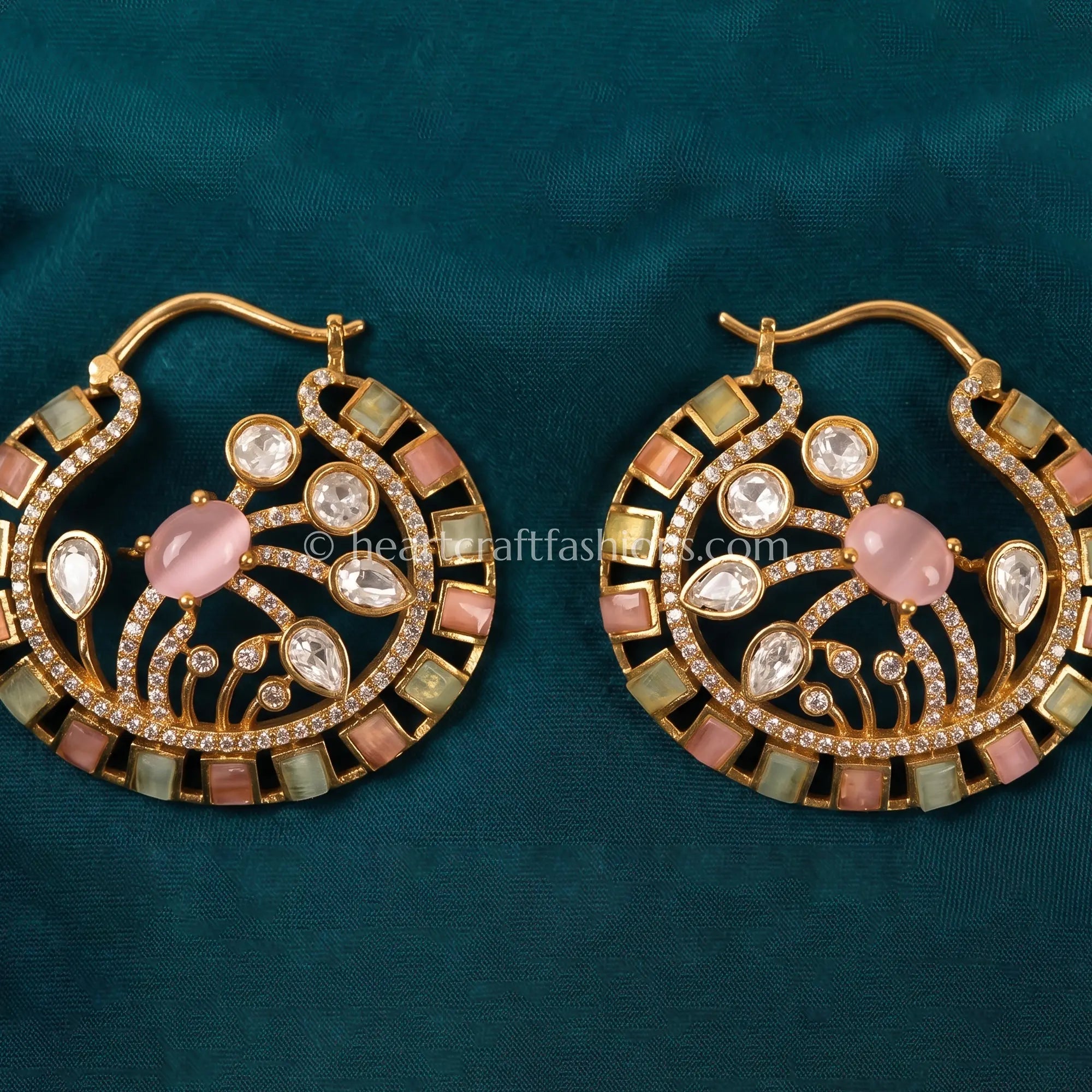 Gulbahaar Pastel Amrapali Moissanite Bali