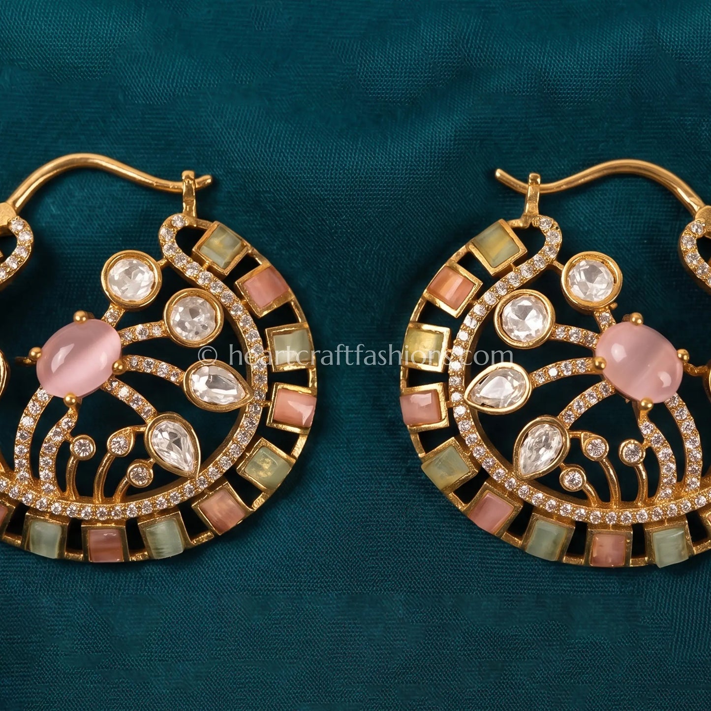 Gulbahaar Pastel Amrapali Moissanite Bali