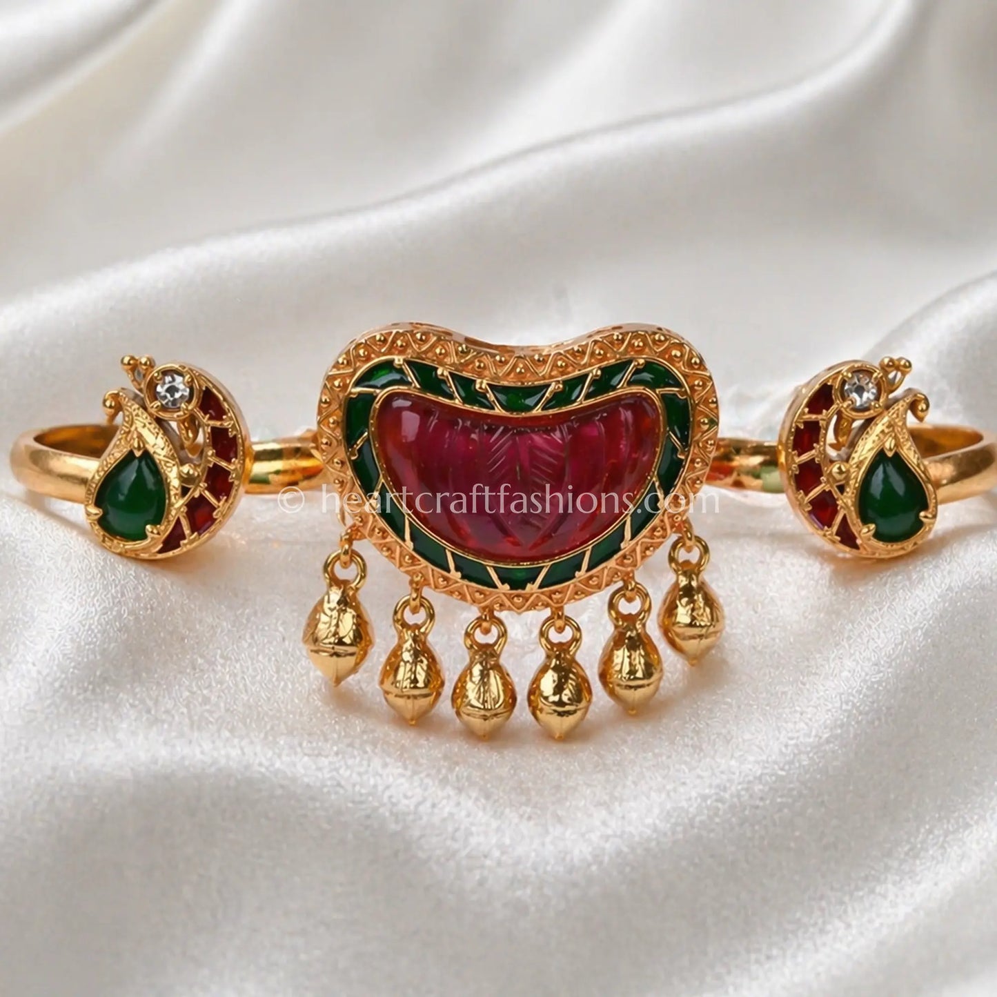 Gulnaar Carved Stone Amrapali Ring