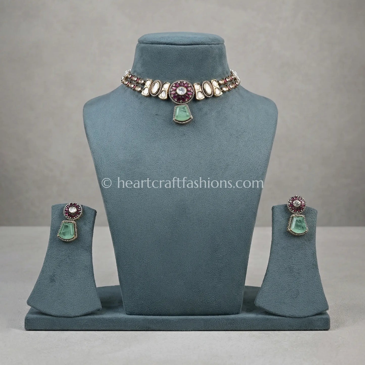 Gulnaar Doublet Polki Choker Set