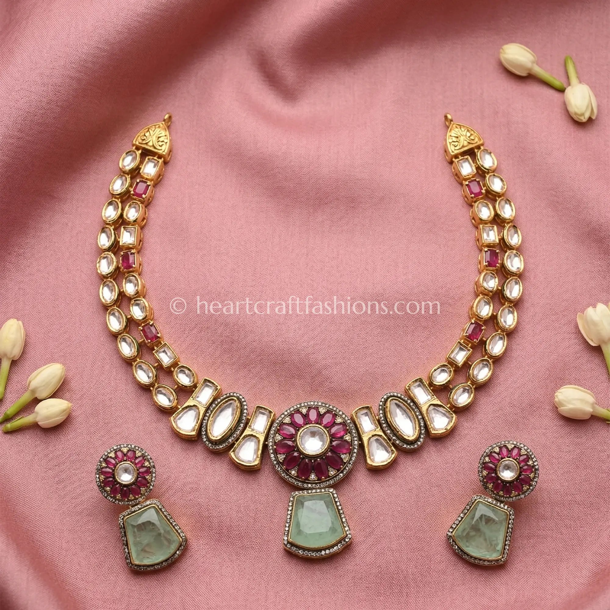 Gulnaar Doublet Polki Choker Set