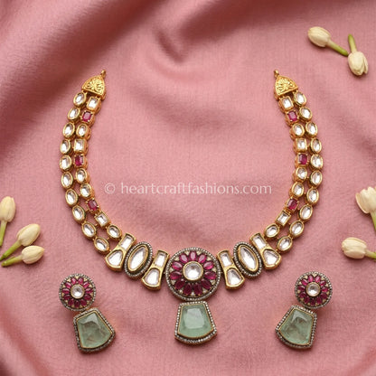 Gulnaar Doublet Polki Choker Set