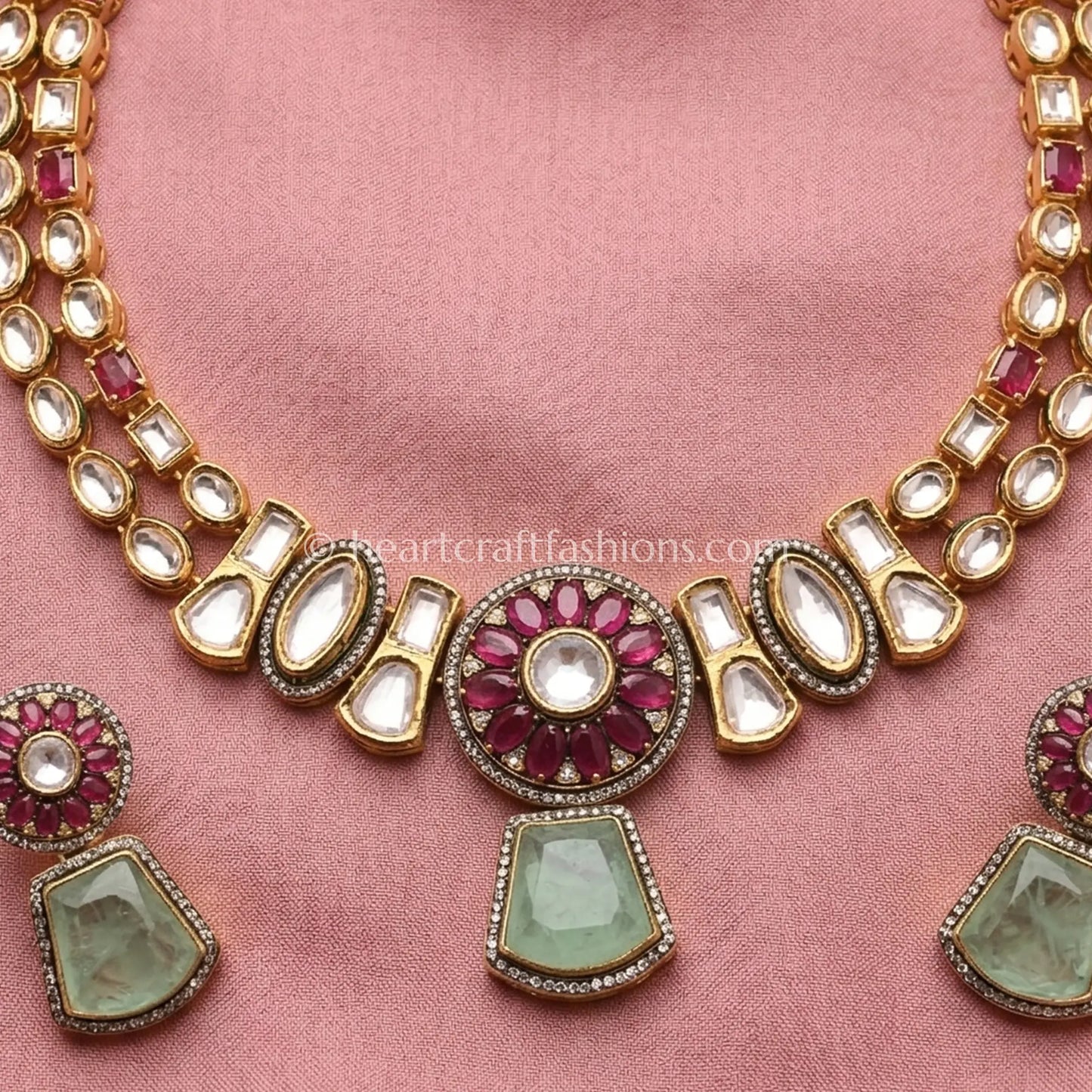 Gulnaar Doublet Polki Choker Set