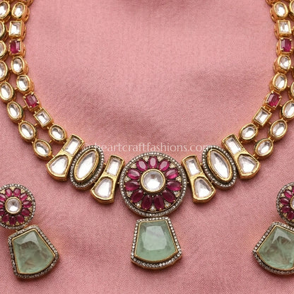 Gulnaar Doublet Polki Choker Set