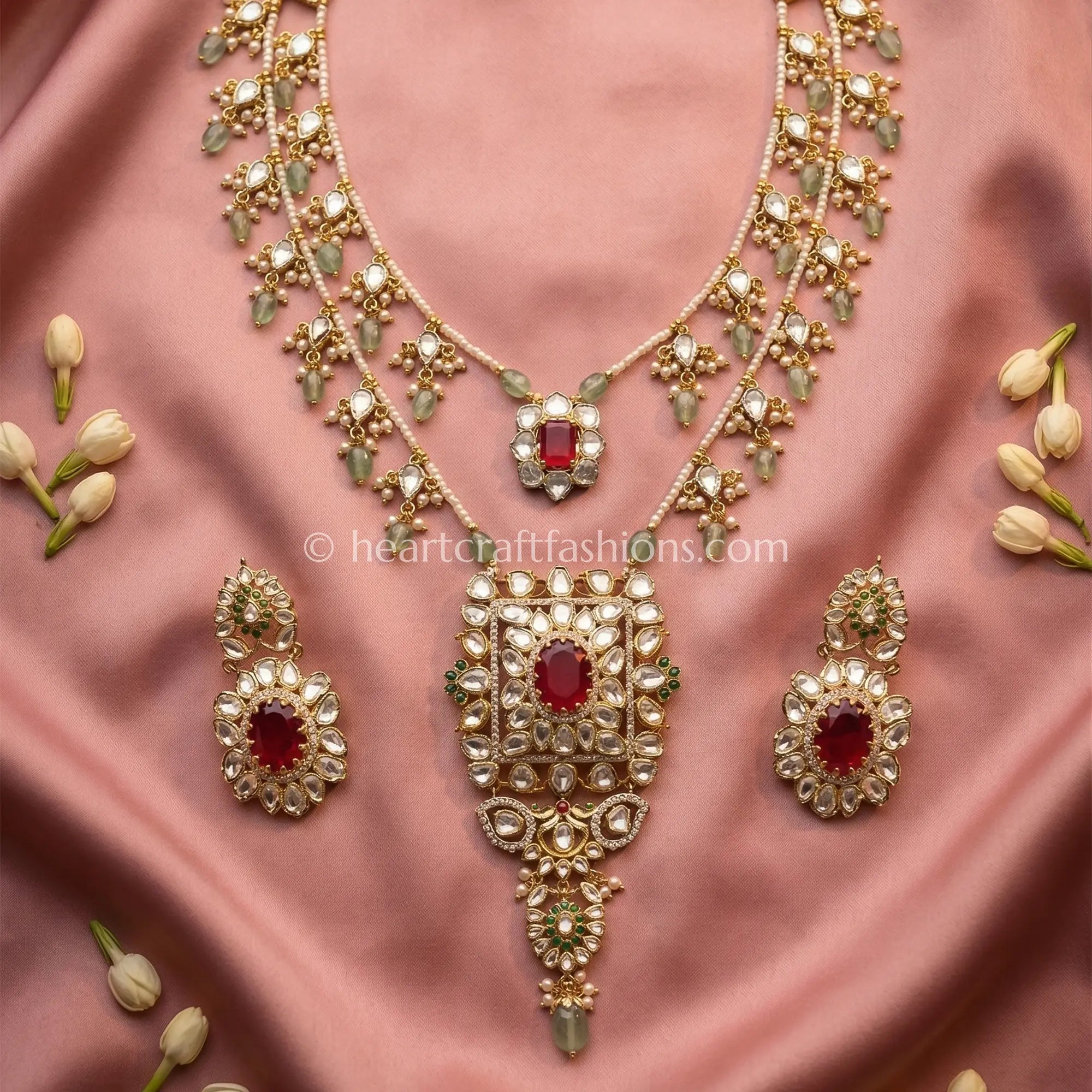 Heritage Kundan Doublet Celebrity Haar