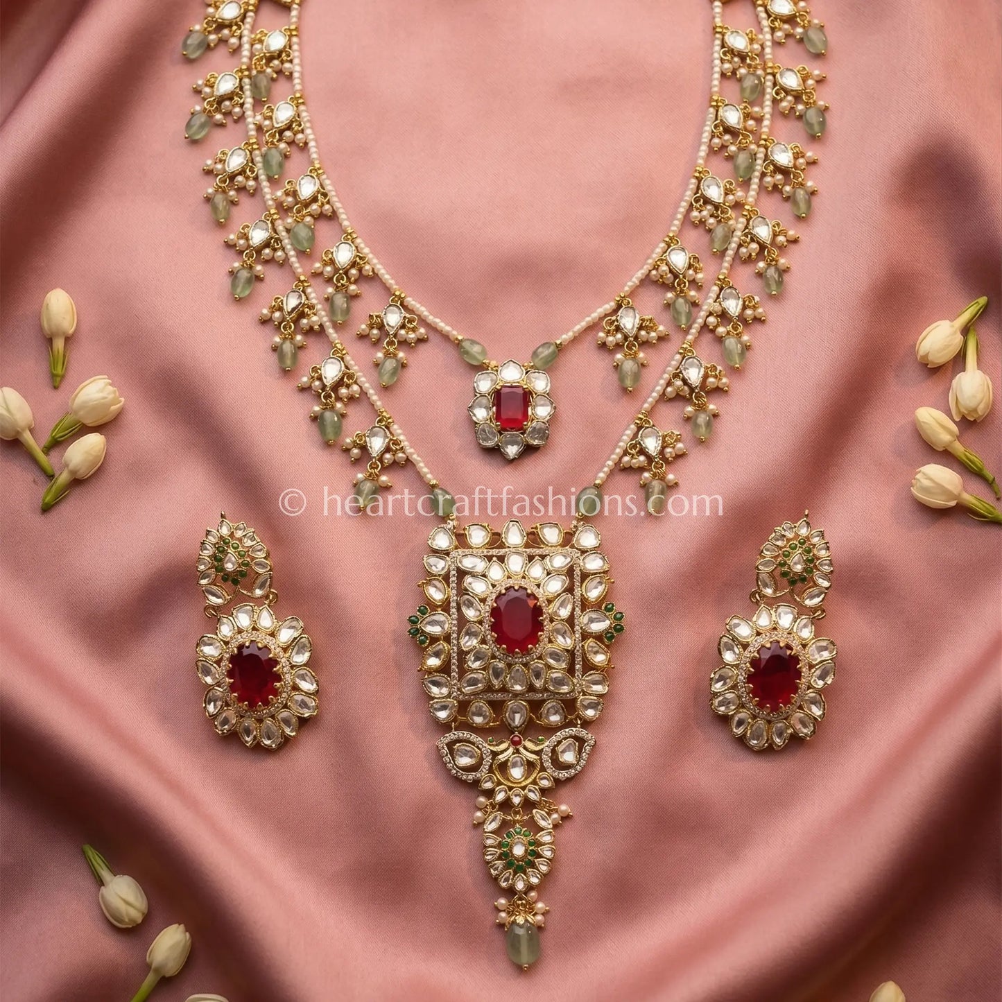 Heritage Kundan Doublet Celebrity Haar