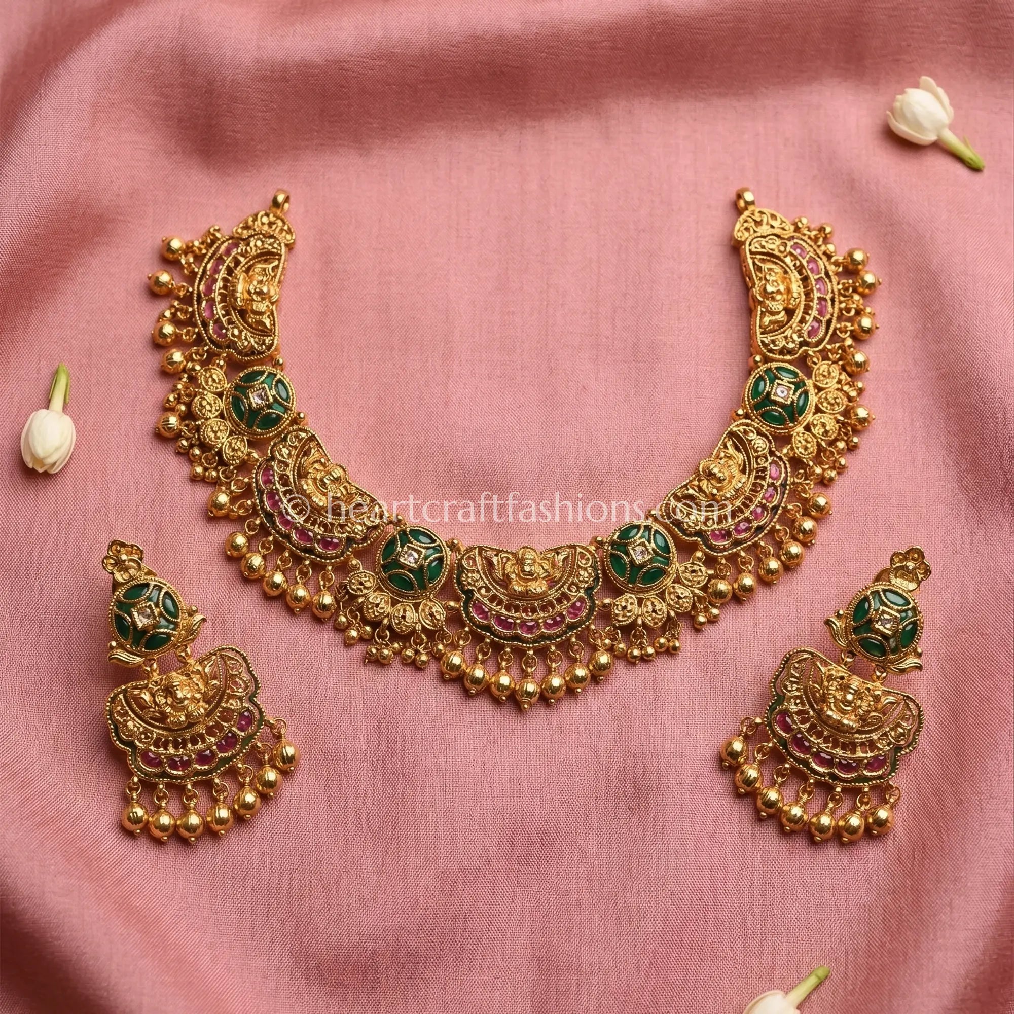 Heritage Meenakari Hasli Choker