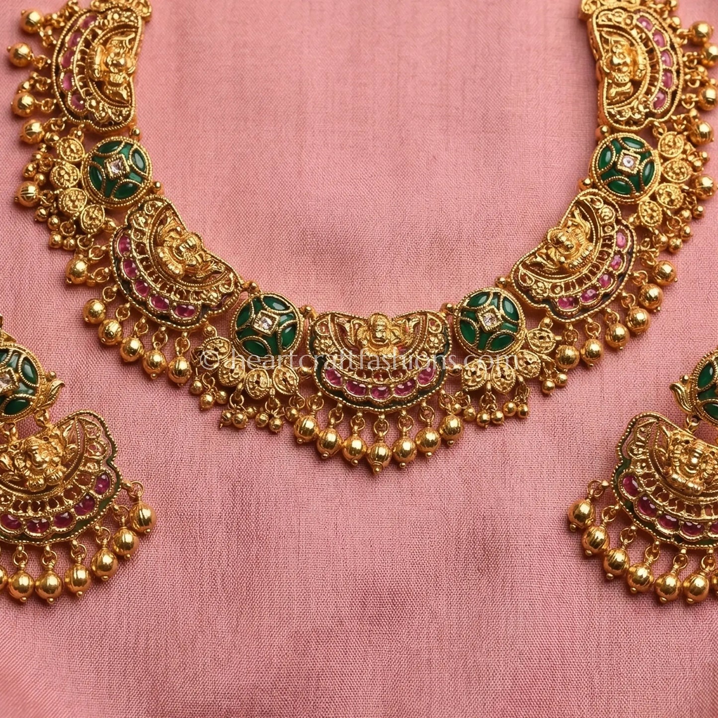 Heritage Meenakari Hasli Choker