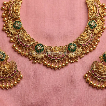 Heritage Meenakari Hasli Choker