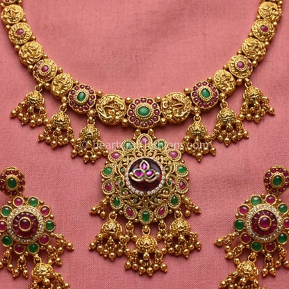 Heritage Rajwadi Kundan Jhumki Choker