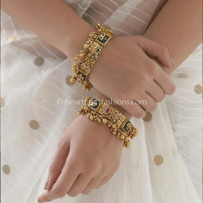 Heritage Ghunghroo Jhumki Patla