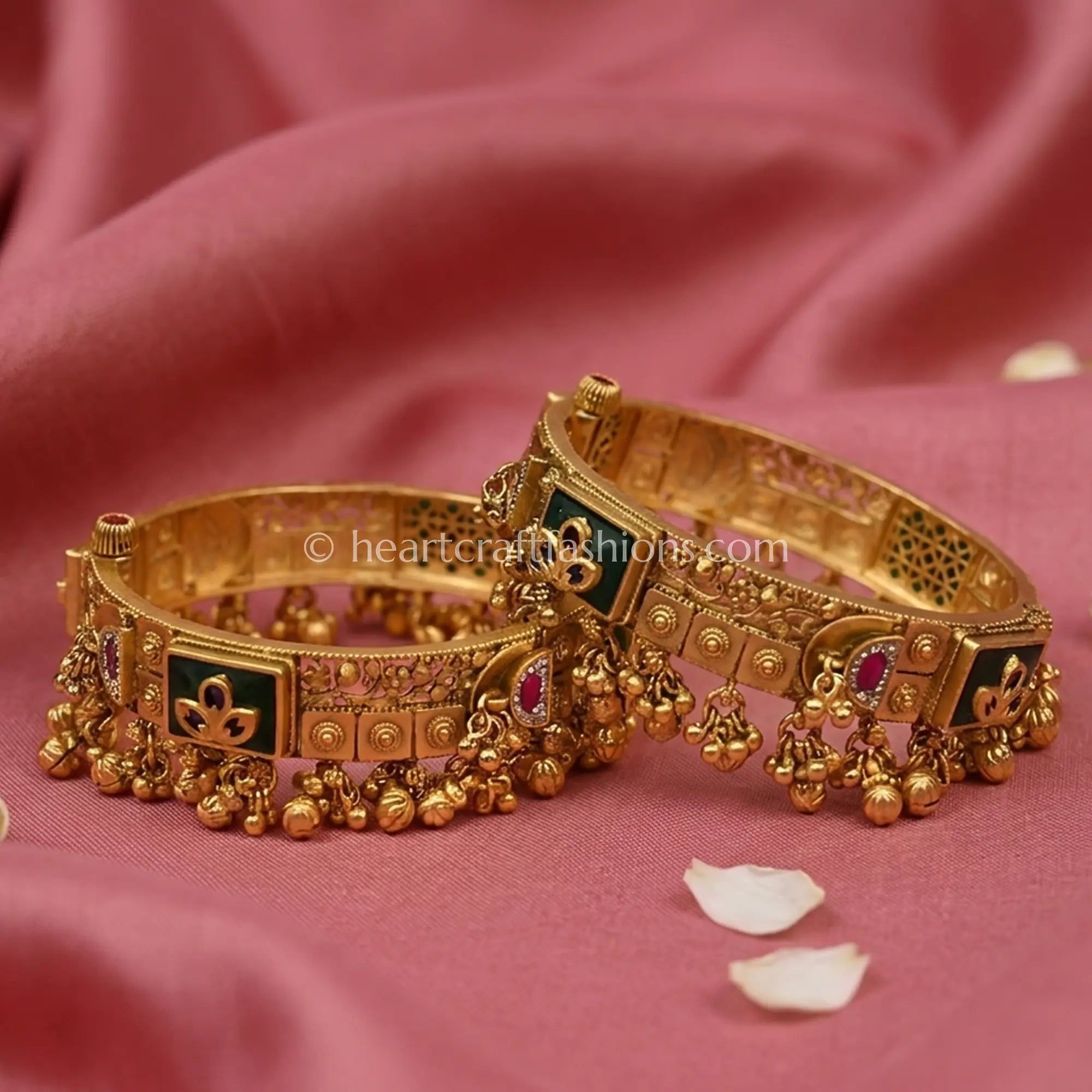 Heritage Ghunghroo Jhumki Patla