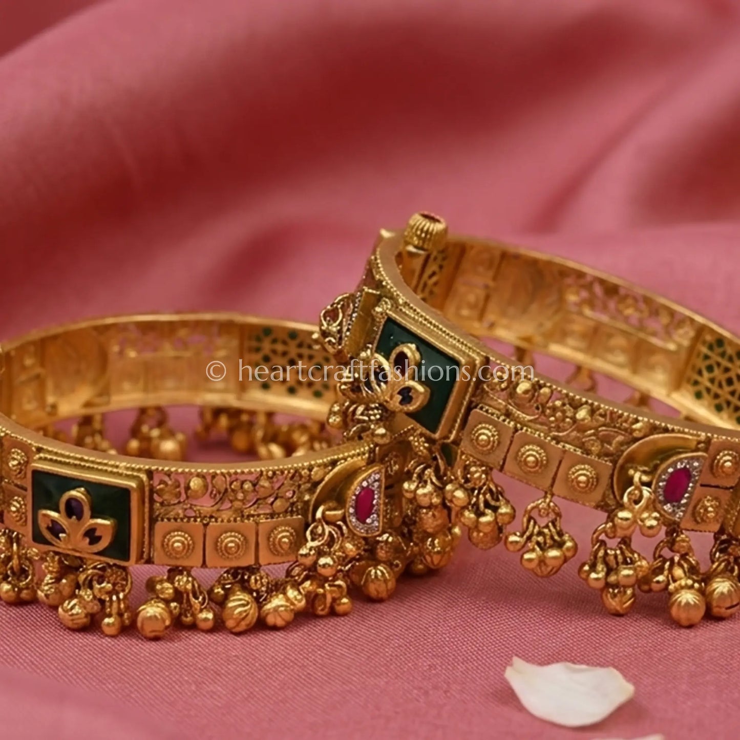 Heritage Ghunghroo Jhumki Patla