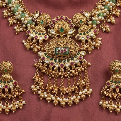 Heritage Kundan Pearl Rani Haar