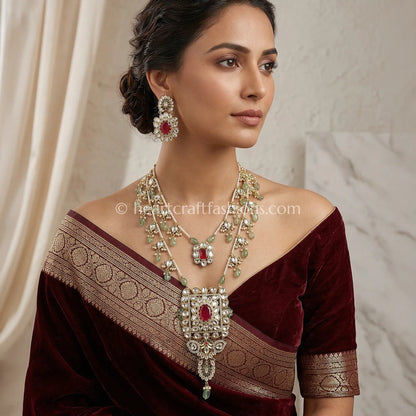 Heritage Kundan Doublet Celebrity Haar