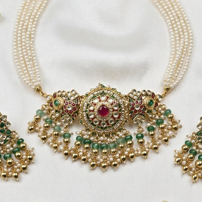 Heritage Pachi Kundan Jadau Choker Set