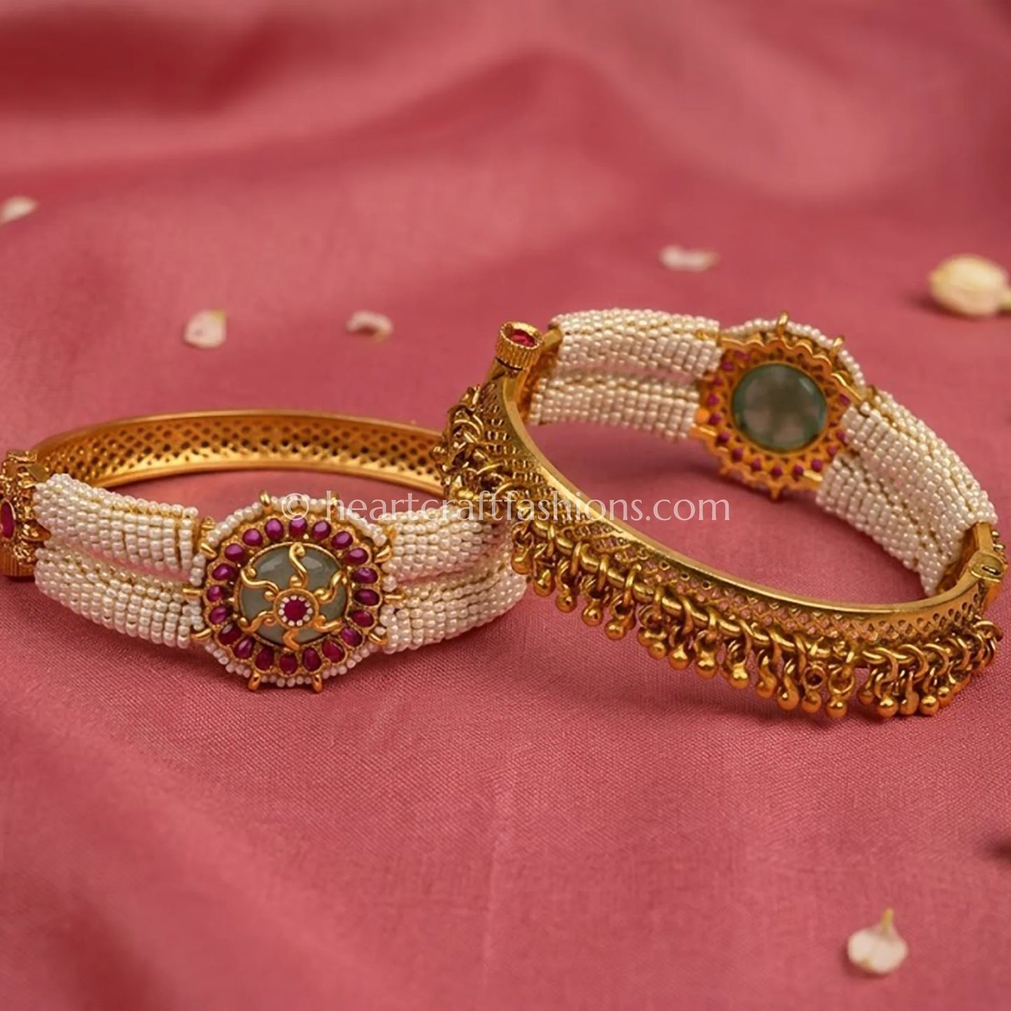 Heritage Moti Ruby Emerald Patla