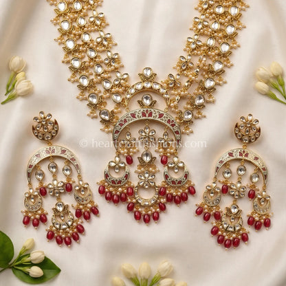 Imperial Sunehri Kundan Statement Necklace