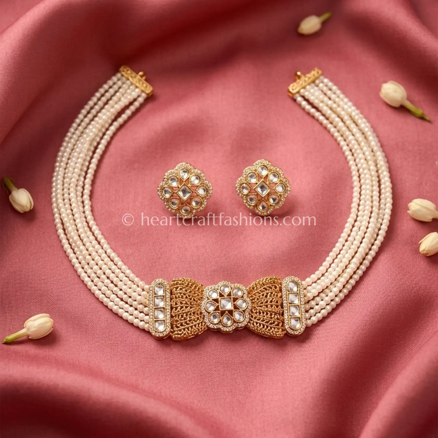 Ivory Royale Kundan Choker Set