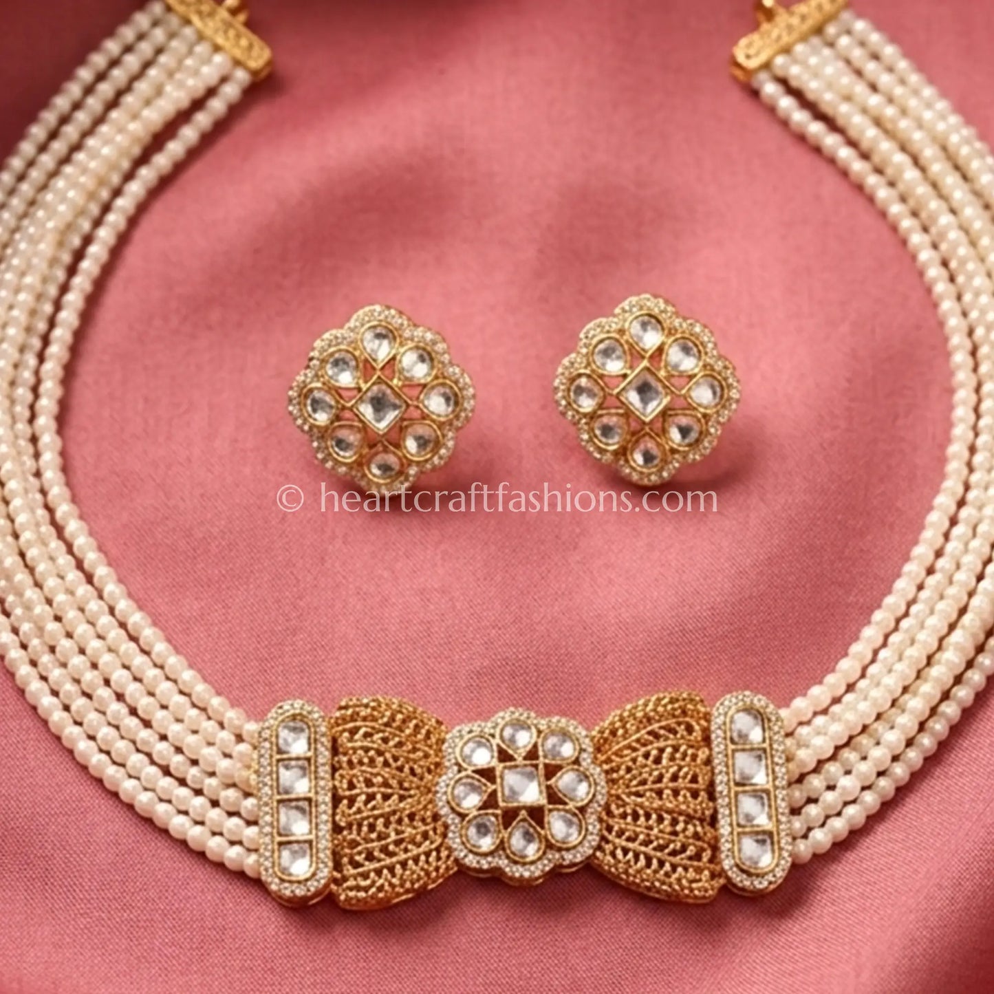 Ivory Royale Kundan Choker Set