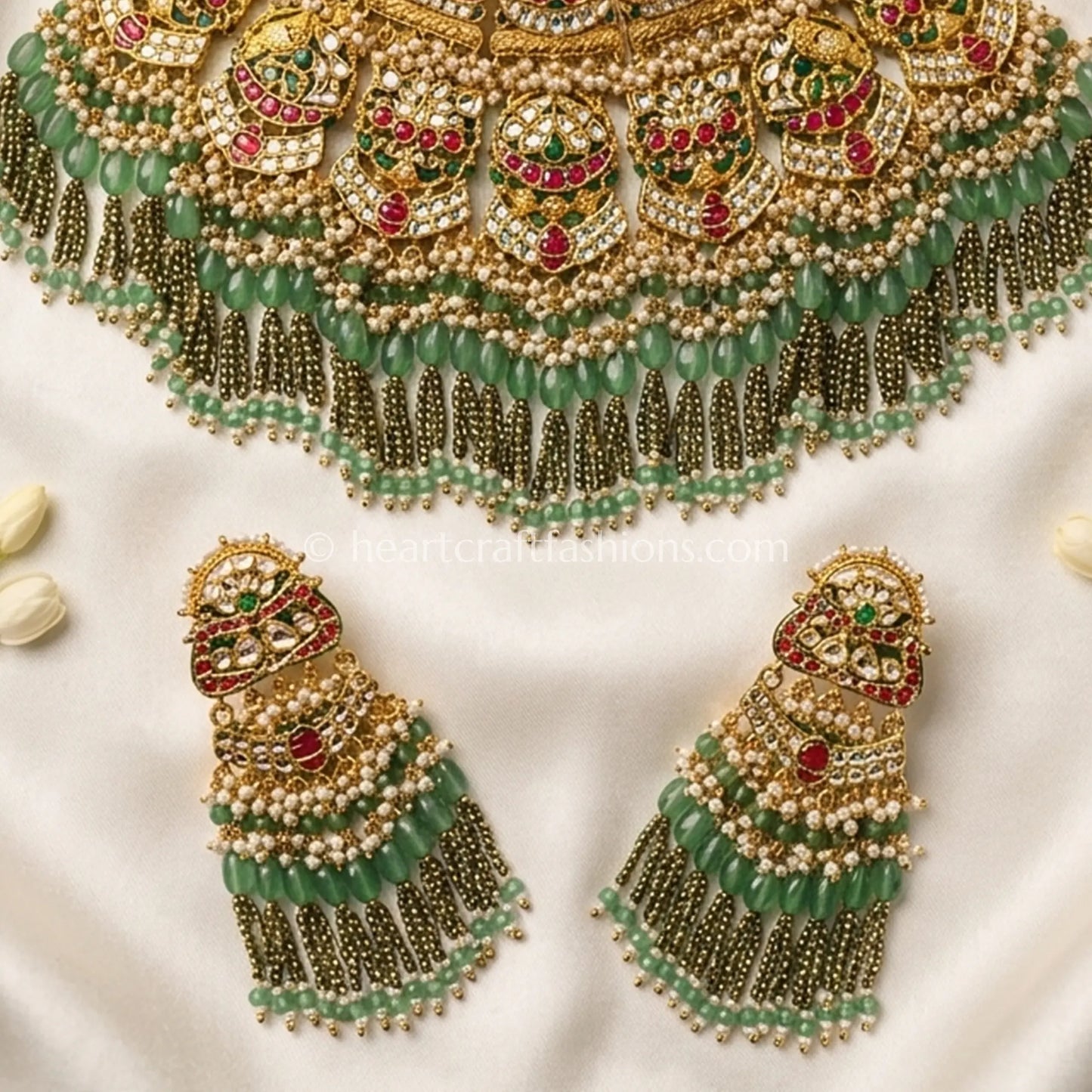 Jadau Pachi Bridal Jodha Choker Set